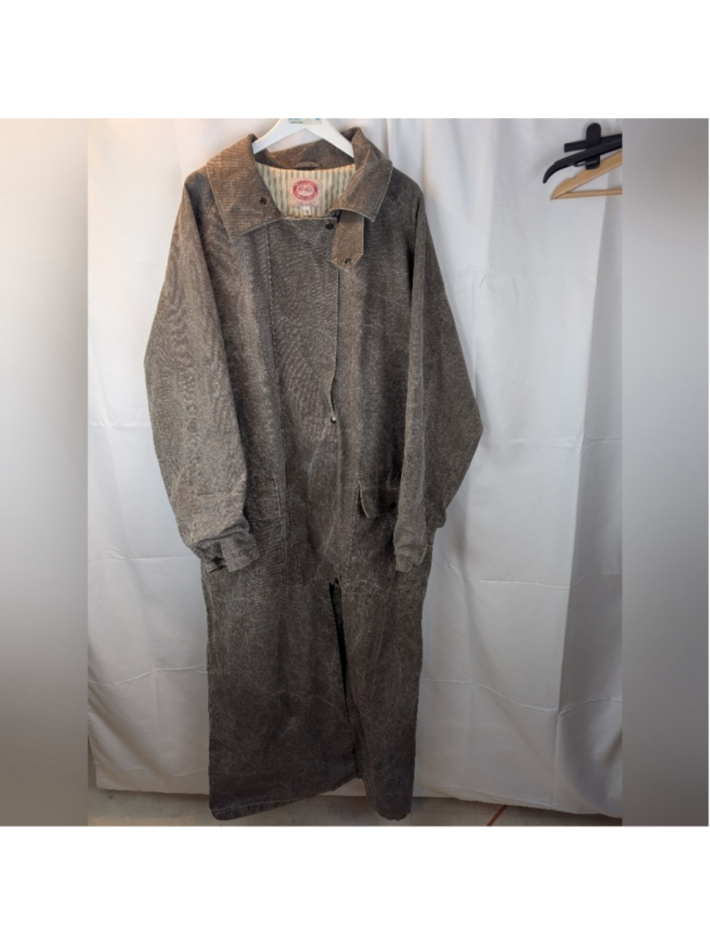 The Australian Outback Collection Oilskin Waxed Duster Jacket Coat size XXL